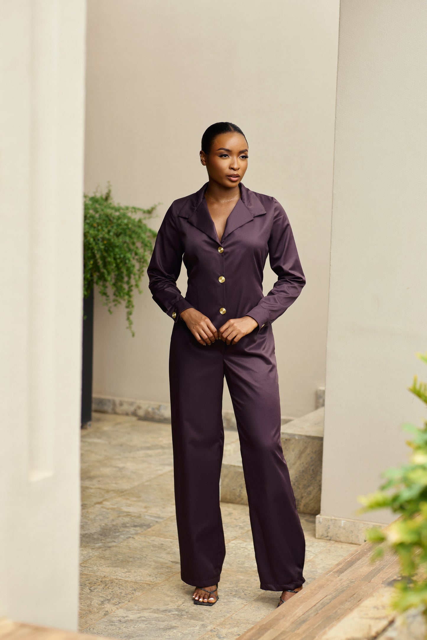 Plum Alex Jumpsuit
