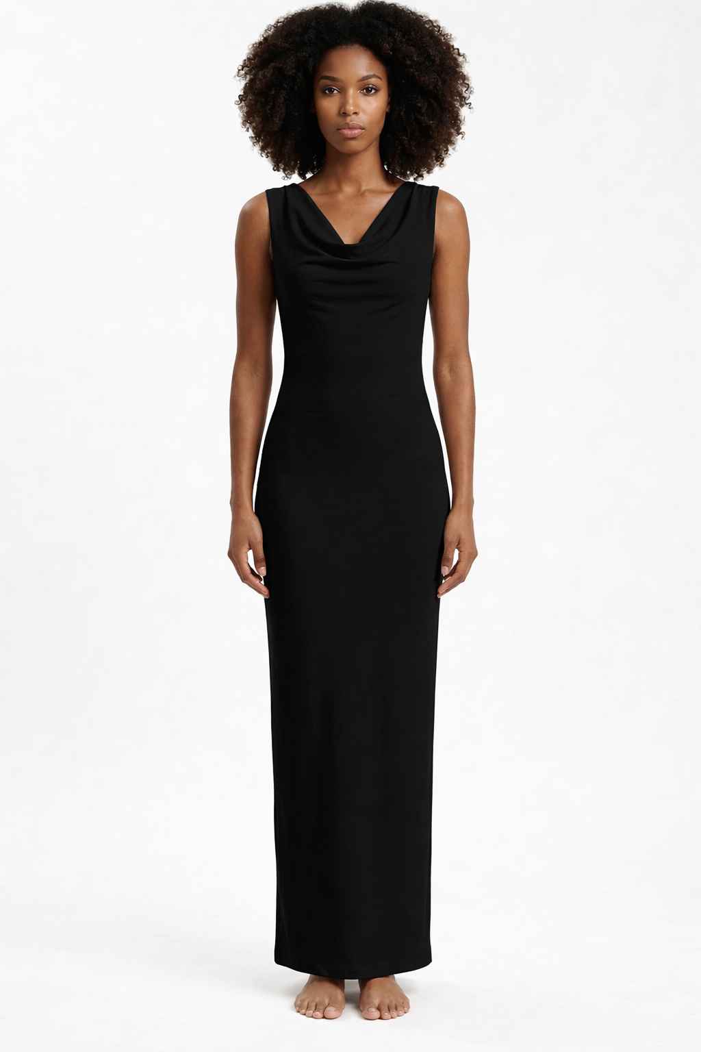 Cowl Neck Dress